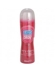Durex play lubrificante cherry íntima, solúvel em água cherry 50 ml