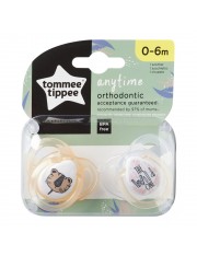 TOMMEE TIPPEE 2 CHUPETES ANYTIME 0-6 MESES