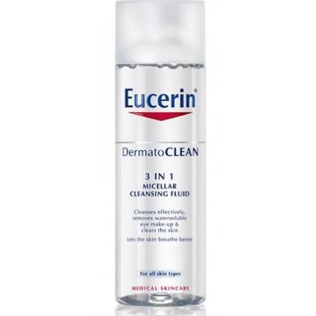 Eucerin dermatoclean 3 en 1 sol micelar limpador 200 ml