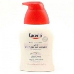Eucerin oleogel mãos pele sensível 200 ml