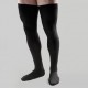 longas meias para homens compressão normal farmalastic preto tamanho-G ( tornozelo 24-25cm,vitela 37-39cm) cinfa um par