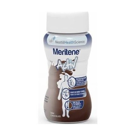 Meritene activ 125 ml 4 garrafas de chocolate