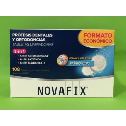 Novafix tablets antibacterianos 108 unidades