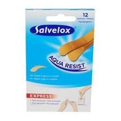 Salvelox curativos plastico aqua resist express 12 tiras adesivas