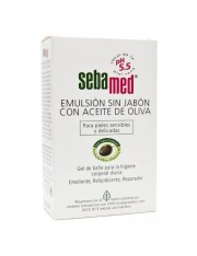 Sebamed emulsão sem sabão com óleo de oliva 200 ml