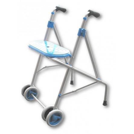 Andador rodas assento forta ara-c azul